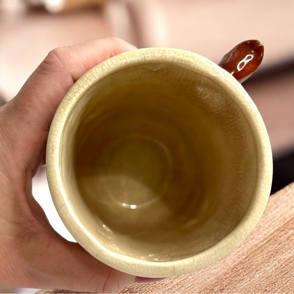 Pop Coffee Cup Mug Vintage Japan MUSTACHE Cup W Handle  16 Oz - Picture 6 of 7